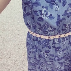 Cintura belt color corda in cotone 