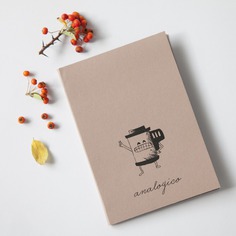 Analogico, quaderno rilegato a mano per appunti fotografici 