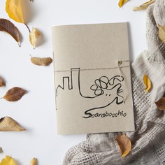 Quaderno rilegato a mano per scarabocchiare - scarabocchio 