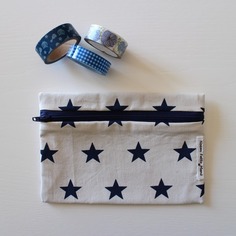 Pochette in cotone francese stampato 