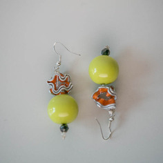 Orecchini pendenti fatti a mano fanny 