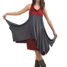 Jupe tango transformable grise