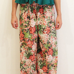 Pantaloni palazzo in cotone. 