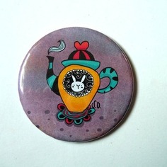 Calamita illustrata. teiera coniglio! 