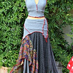 Ensemble jupe et top "keep calm &amp; optimist ..." 