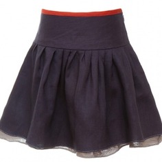 Gonna bambina con sottogonna - blue 