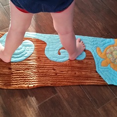 Cartamodello tappeto surf hawaiiano 