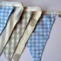 Bunting flags bandierine in stoffa decorazione 