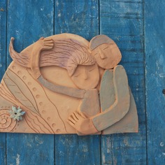 Mattonella decorativa in ceramica pezzo unico 