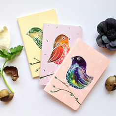 Moleskine cahier dipinto a mano. nuova collezione: set  9