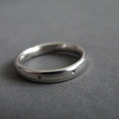 Anello uomo 3.2 mm fascia argento 925 fede uomo/donna by steamylab 