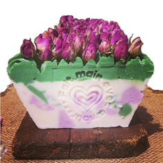 "rose therapy" versione swirl sapone artigianale naturale 