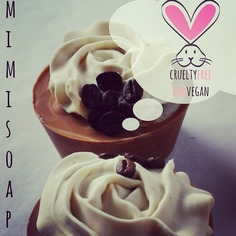 "mocaccino" sapone naturale vegetale al caffè, cacao e vaniglia 