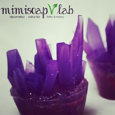 "sapone ametista" sapone alla glicerina (autoprodotta) 
