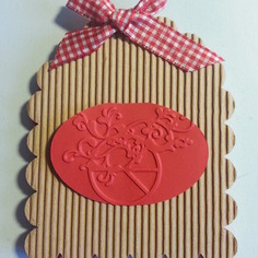 Block notes natalizi in cartoncino ondulato