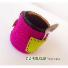 Mug-cover, scalda tazza, copri-tazza in lana 