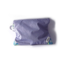 Pochette in ecopelle lilla 
