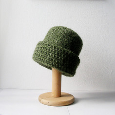 Berretto verde muschio cuffia unisex 