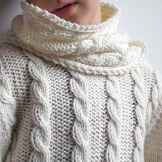 Maglione da donna in pura morbidissima lana merino 