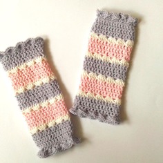 Scaldamuscoli per bambina in pura lana 