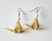 Boucles d'oreille origami